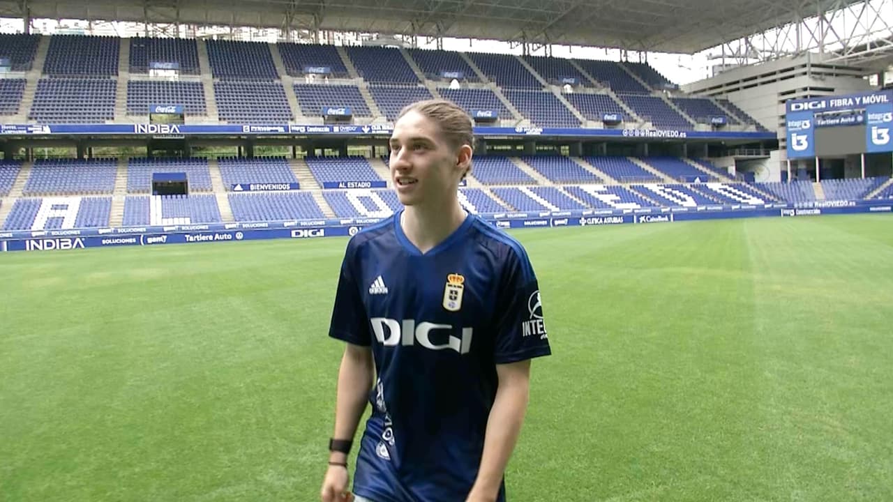 Así pisó Marcelo Flores la cancha del Estadio Carlos Tartiere