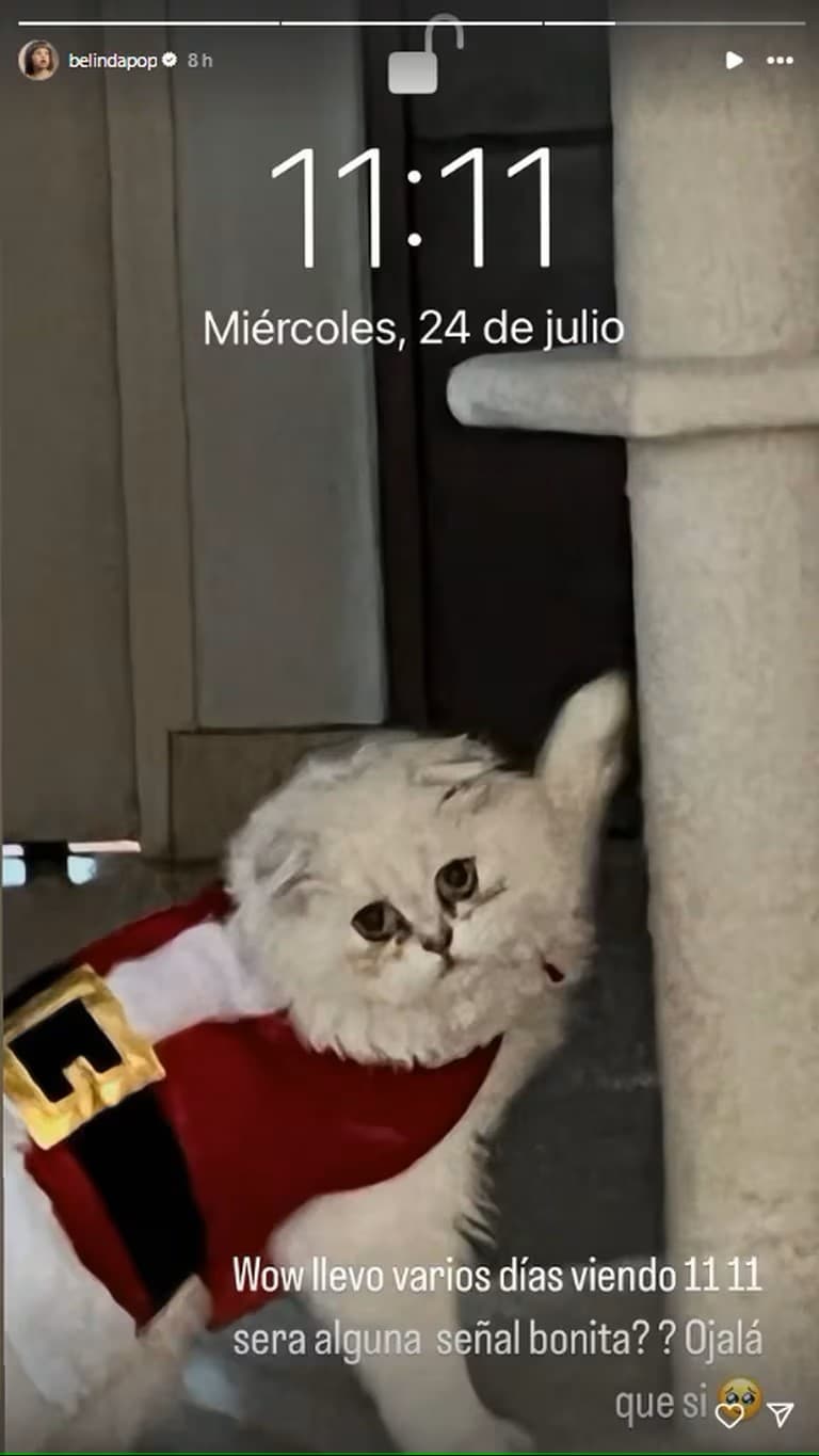 Publicación Belinda tras boda Christian Nodal