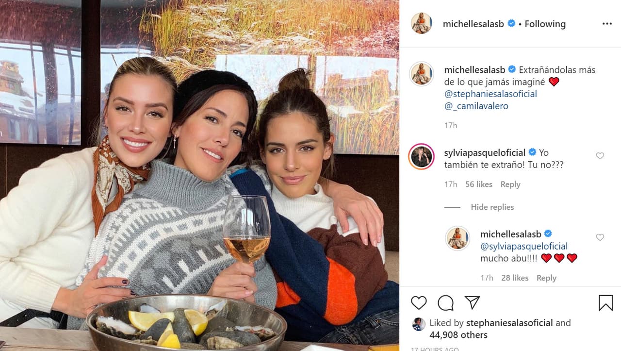 <b><a href="https://www.instagram.com/p/B-8T3w2ngeu/" target="_blank">La imagen</a></b> la acompañó con un pie de foto en la que les expresó que las extrañaba debido a la 
<b><a href="https://www.univision.com/noticias/salud/mapa-actualizado-del-coronavirus-cifras-de-casos-confirmados-y-fallecidos" target="_blank">cuarentena por el coronavirus. </a></b>
<br>