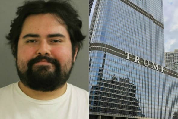Hispano enfrenta cargos por alertar el orden público por una falsa amenaza de bomba en la Torre Trump de Chicago