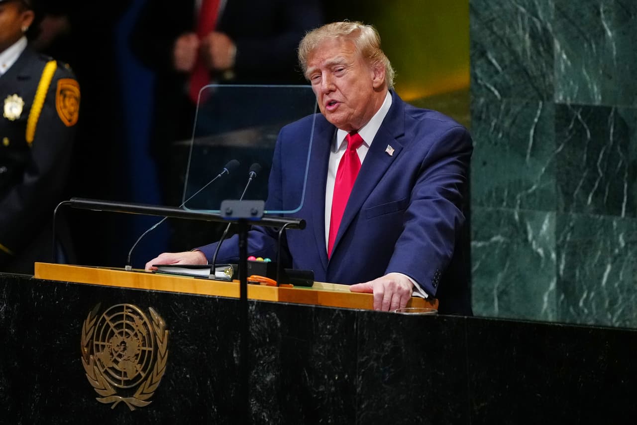 El presidente Donald Trump se dirige a la Asamblea General de las Naciones Unidas el martes 22 de septiembre de 2026 en la sede de la ONU