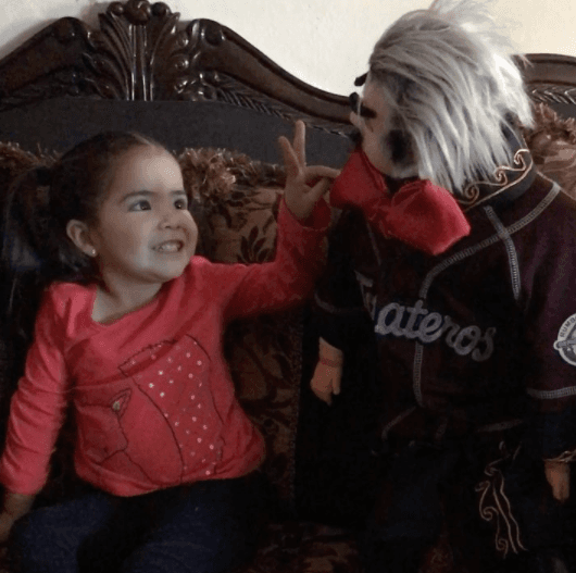 Aunque, como siempre, quien mejor la pasó fue Baby Giulietta, que estuvo muy consentida por su familia y hasta conoció un títere llamado Vicente Fernández.