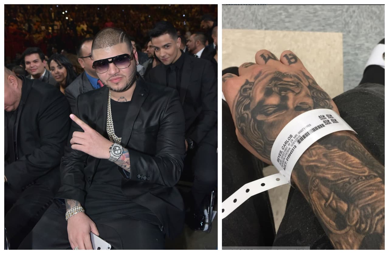 El músico compartió una imagen en sus redes en la que reveló que fue ingresado al hospital por una lesión.