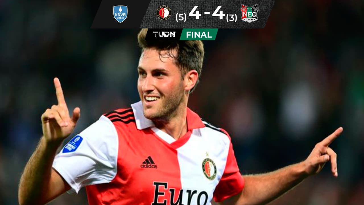 ¡Gol y pase! Chaquito anota para Feyenoord en Copa de Holanda
