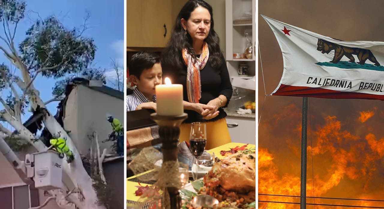 ¡Cuidado! Día de Acción de Gracias con fuertes vientos y peligro de incendios