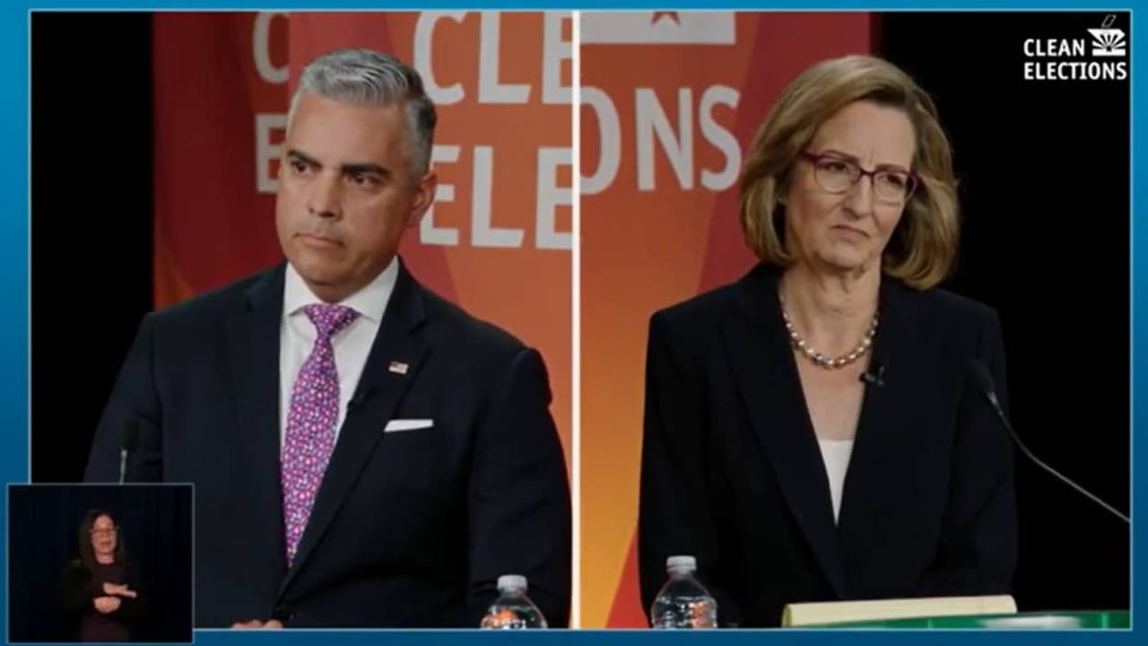 Frontera y aborto: temas que dominaron el intercambio entre Kirsten Engel y Juan Ciscomani