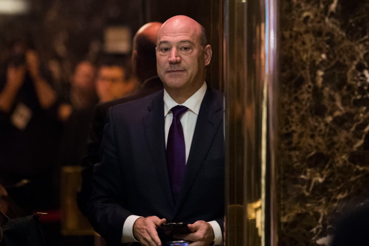 Gary Cohn, presidente de Goldman Sachs, seleccionado por Donald Trump para ser el director del consejo Económico Nacional.