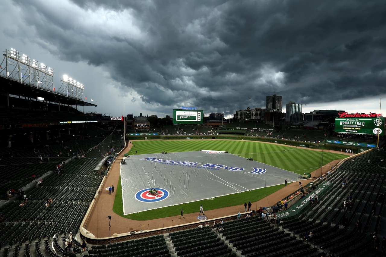 Tormentas afectan Chicago al punto en que reprograman el juego entren Cachorros y Cerveceros