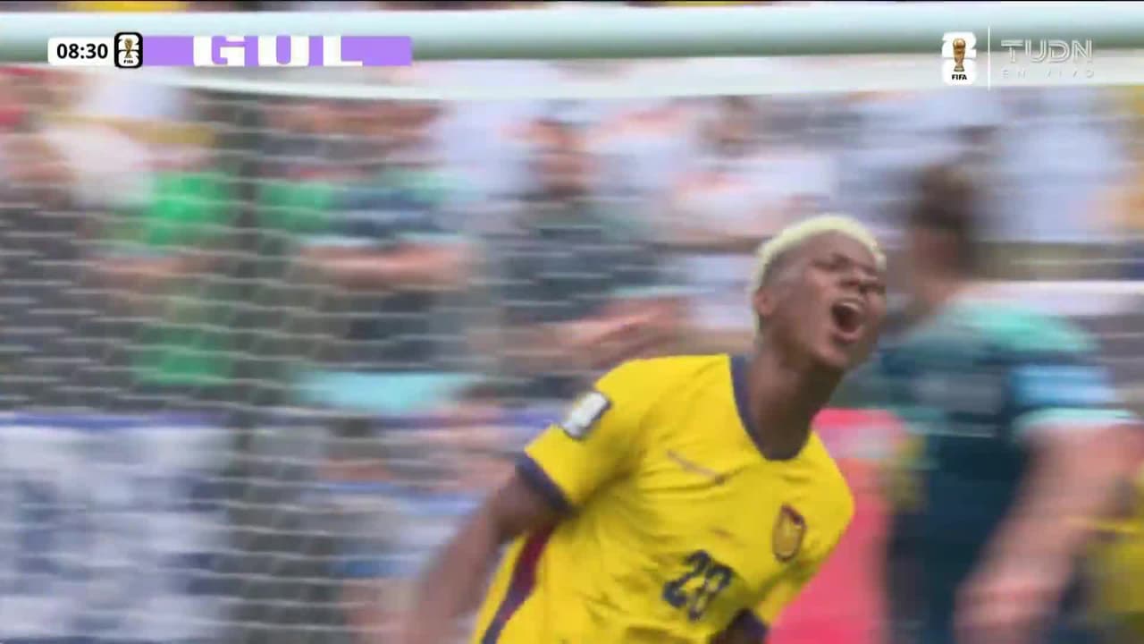 ¡Ecuador responde de inmediato! Nilson Angulo sorprende a Alemania y empata el partido