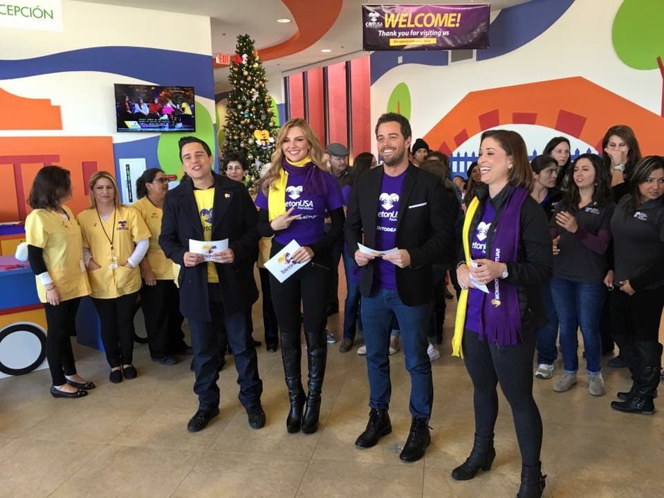 Estrellas como Mane de la Parra, Marjorie de Sousa, Alejandro Chabán y Arantxa Loizaga, el talento Univision San Antonio y miembros de la comunidad se dieron cita en el CRIT San Antonio para apoyar la causa del Teletón USA y, así, ayudar a que más niños continúen recibiendo terapias que cambien su vida.