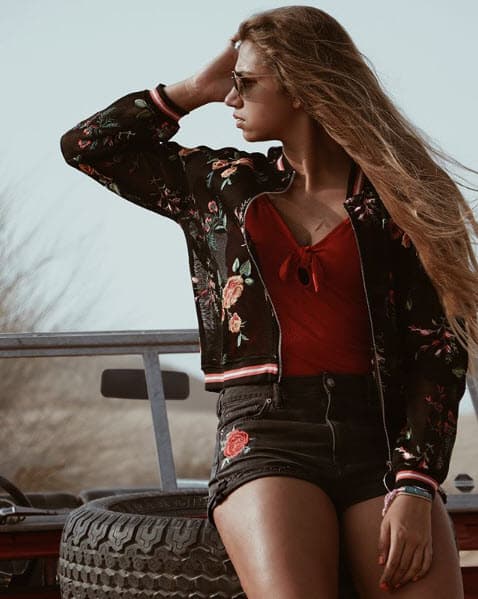 Esta imagen fue captada en verano, cuando se fue de vacaciones a Dubái con su familia.