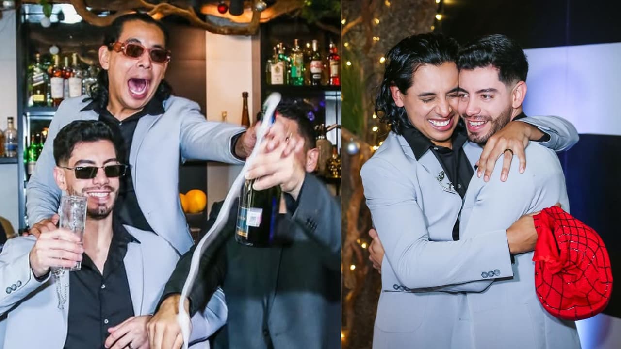 Jhonny Caz y Jonathan Bencomo se casaron tras años de estar en relación.