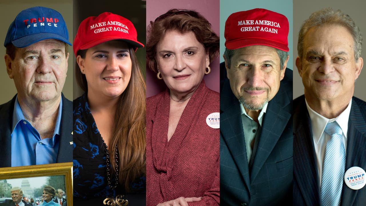 Hispanos con Trump: en Florida le siguen siendo fieles un año después de la elección