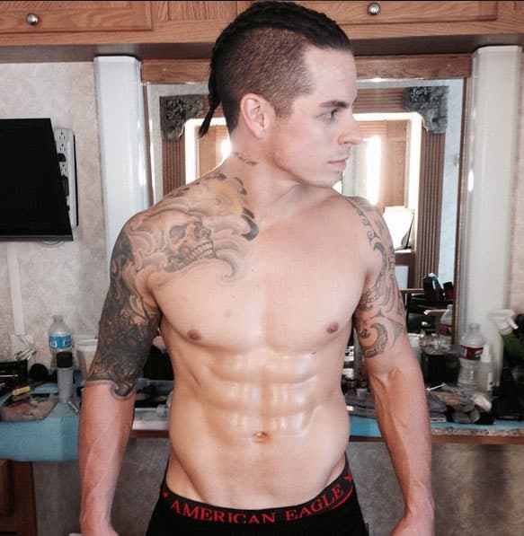 Recién terminando su 'training'.