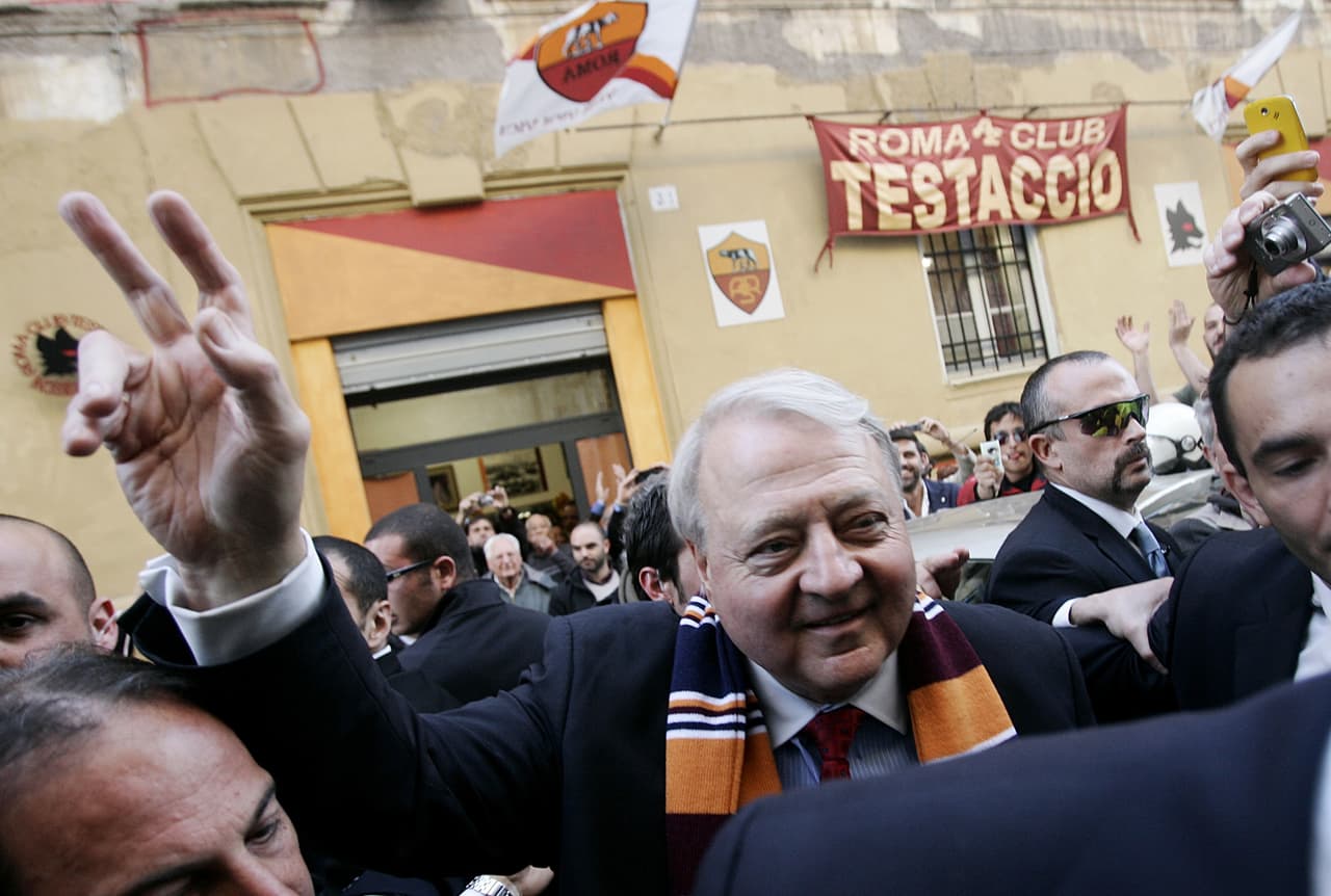 El estadounidense Thomas DiBenedetto llegó a Roma en 2011 con una inversión de 91.200.000 euros, unos 104.613.000 dólares aproximadamente.