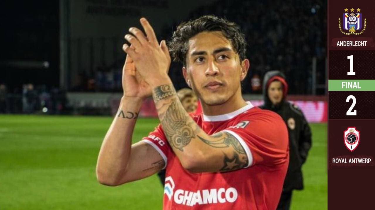 Omar Govea juega los 90’ en la Liguilla del Royal Antwerp con victoria sobre el Anderlecht