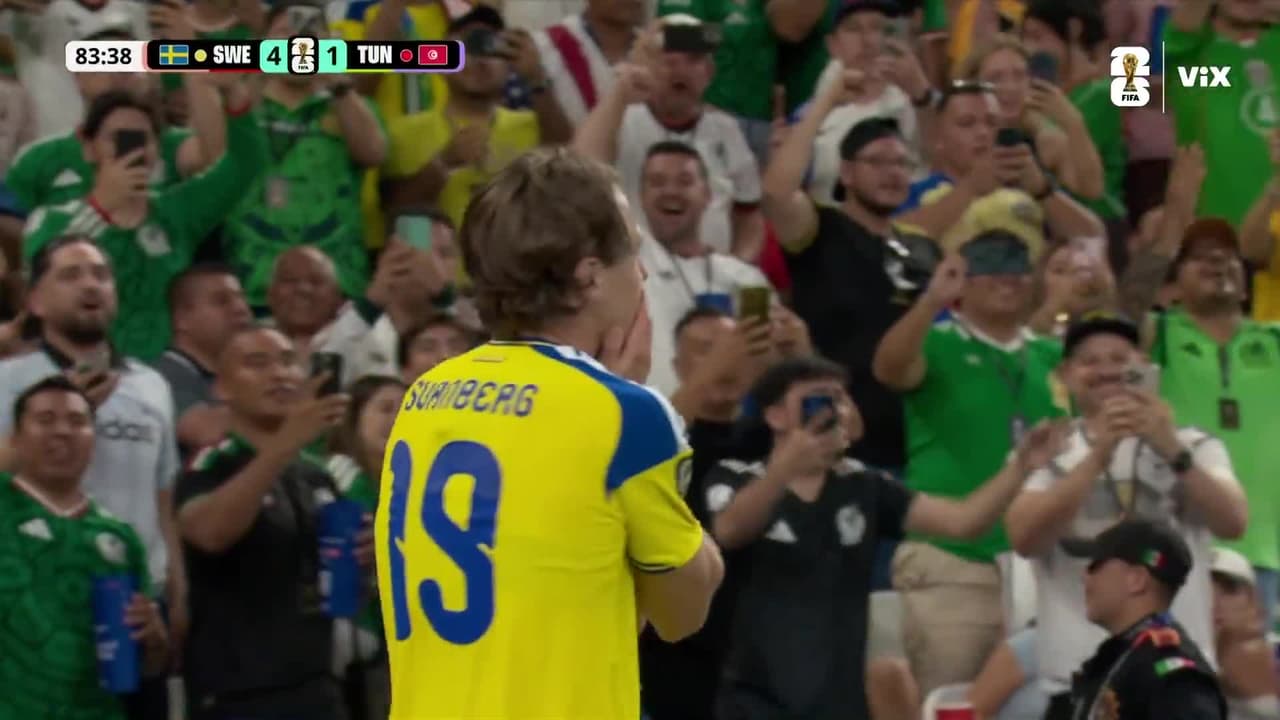 Entre que no y que sí: el cuarto gol de Suecia vs. Túnez en el Mundial 2026