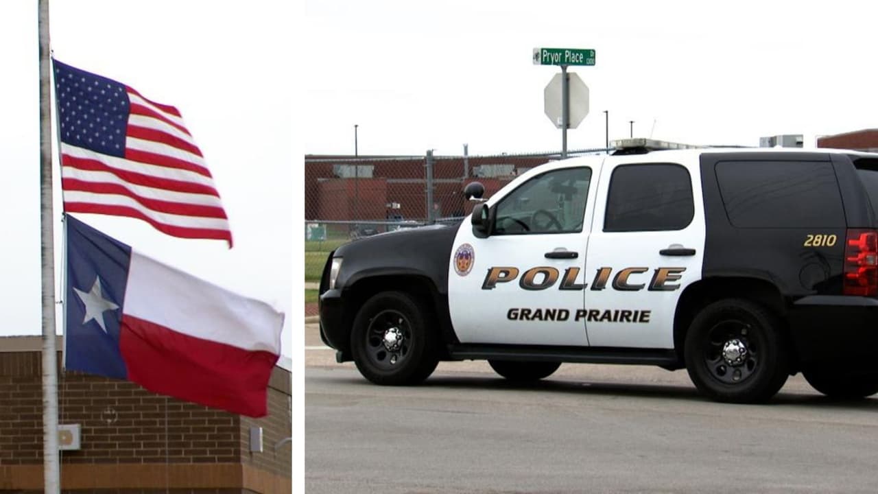 Banderas a media asta y más policías: así amanecen las escuelas del Metroplex, tras tiroteo en Uvalde