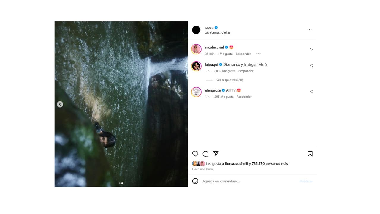 La trapera argentina posó con poca ropa desde Las Yungas Jujeñas.