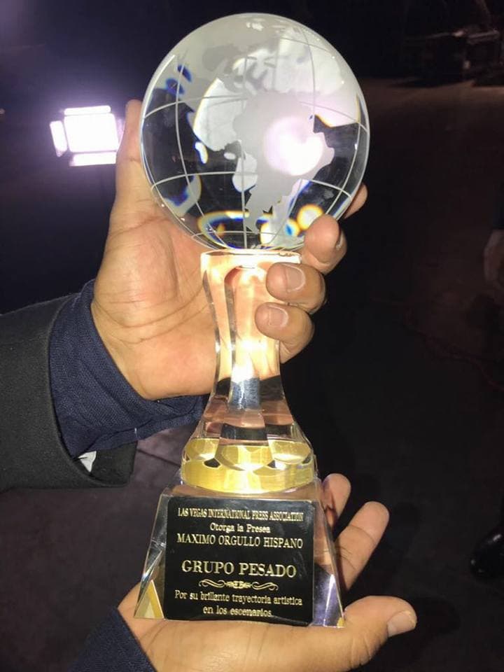 Los músicos norteños se presentaron el pasado fin de semana en un lujoso casino de Las Vegas, donde fueron reconocidos por su trayectoria y por su aportación a la industria de la música en el estado de Nevada.