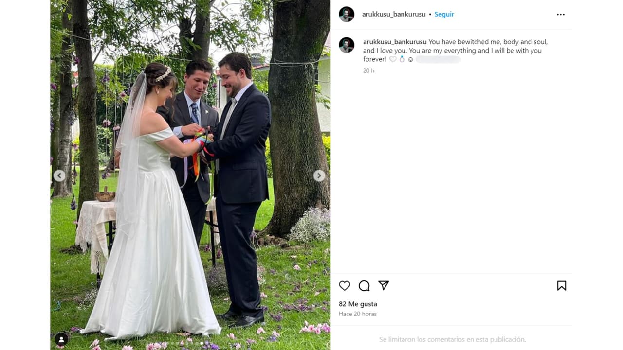 Así fue la boda de Alejandro, hijo de Alfredo Adame y Mary Paz Banquells.