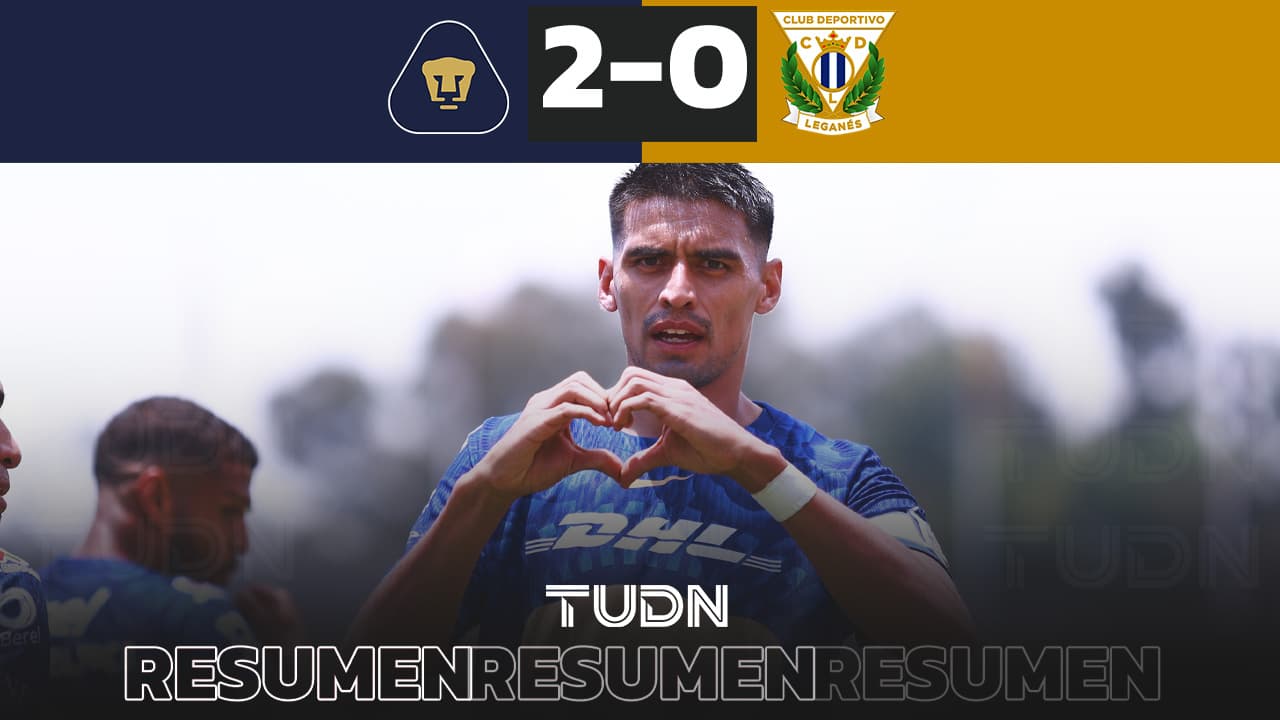 Con Ramsey en la banca, Pumas vence al Leganés en CU 