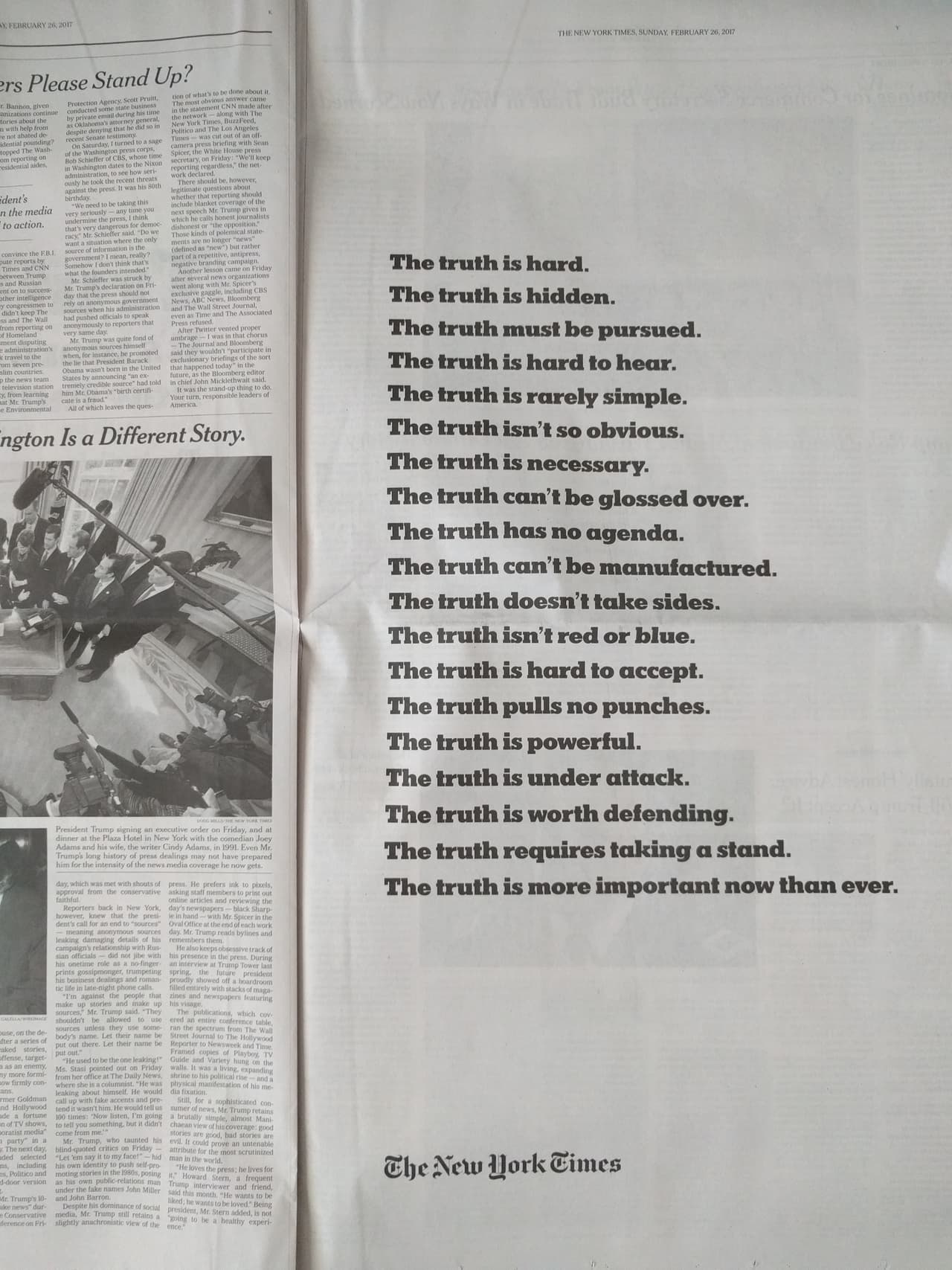 El aviso de The New York Times