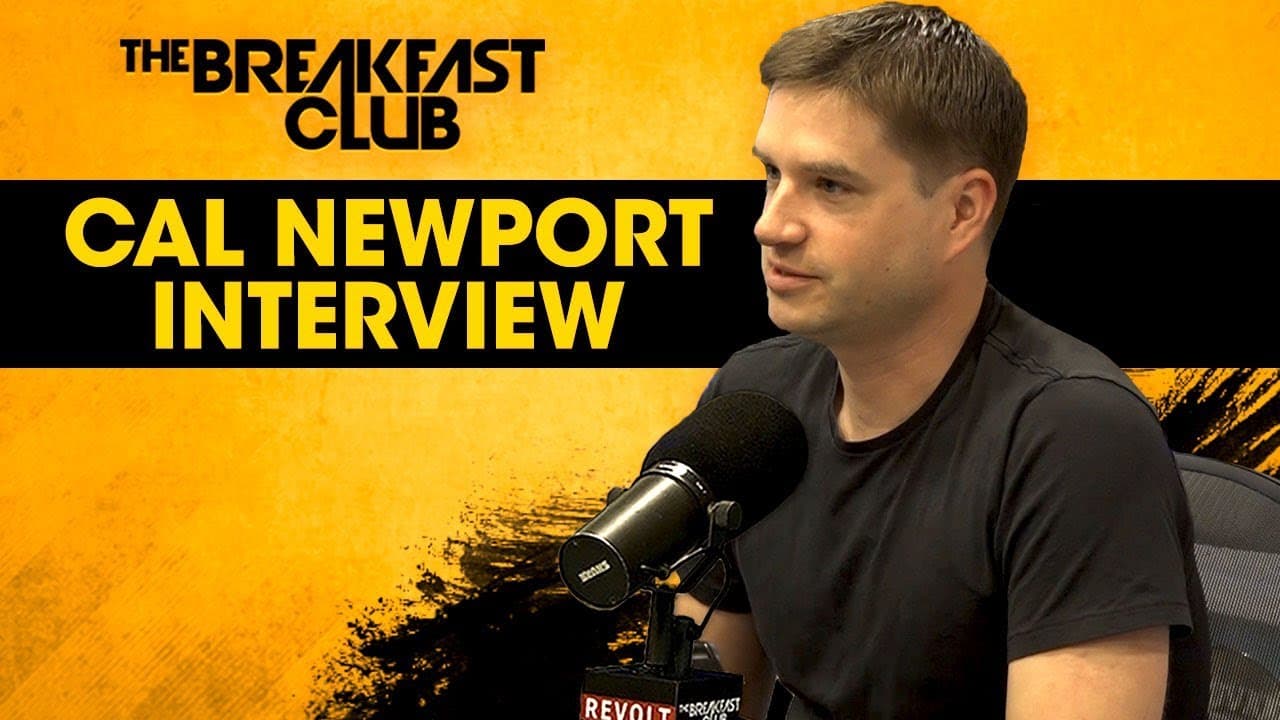 Cal Newport On Why You Should Quit Social Media, 'Digital Minimalism' + More
