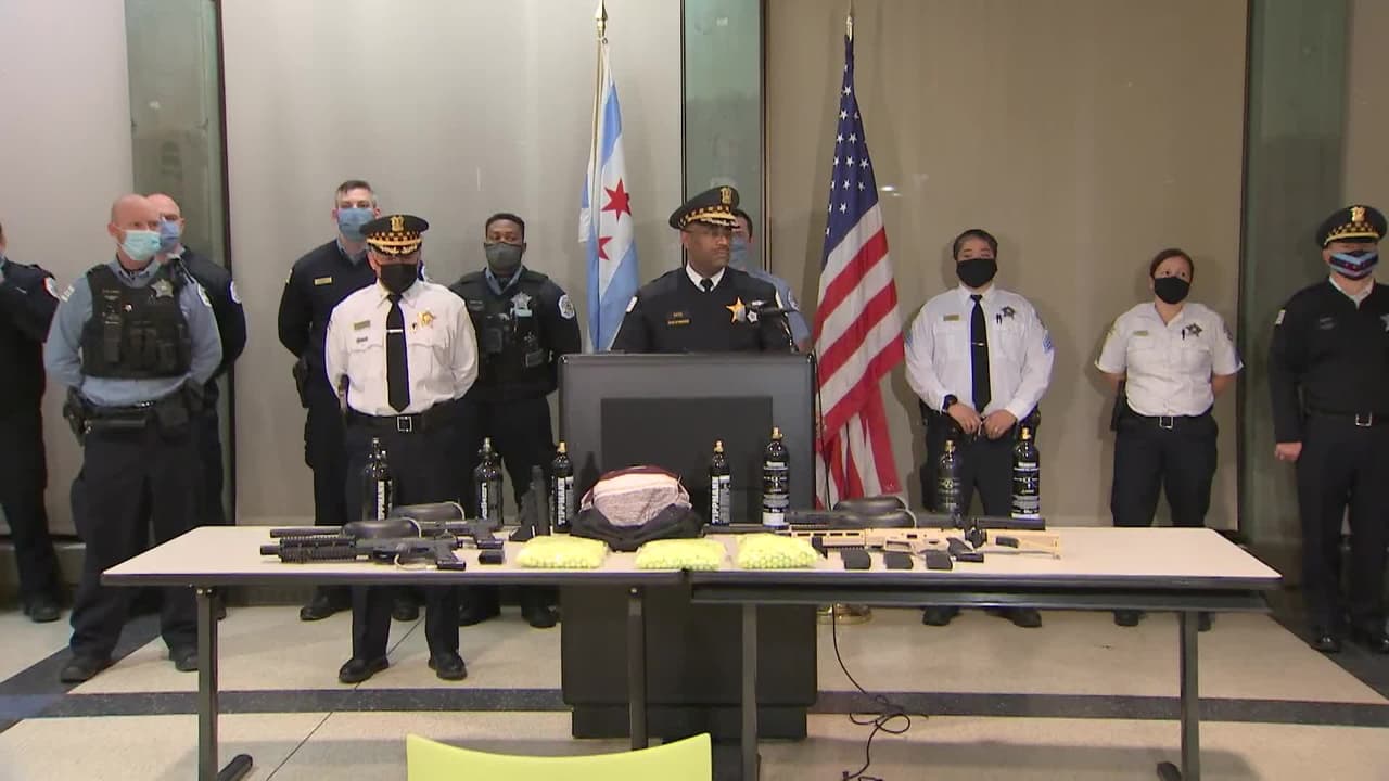 Arrestan a seis personas en conexión con los ataques con armas que disparan bolas de pintura
