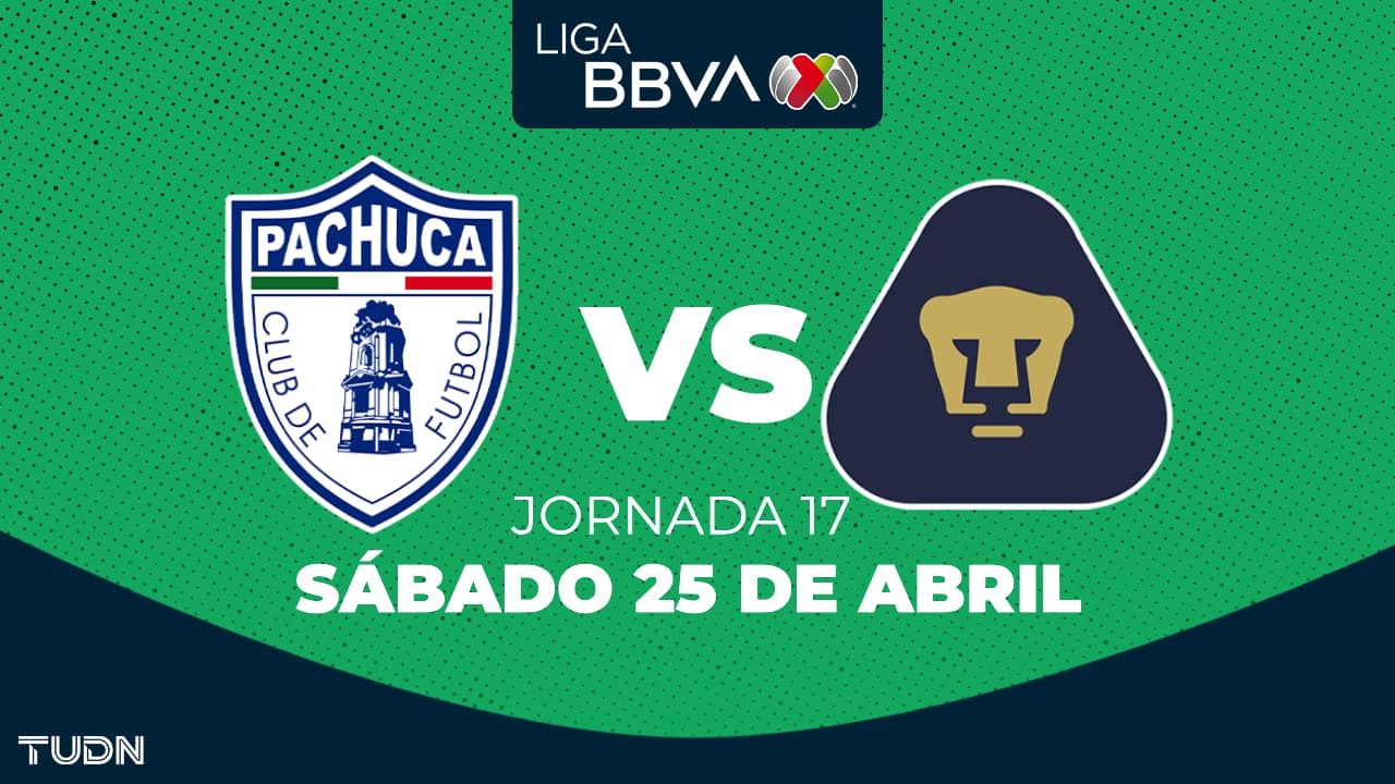 Pachuca vs. Pumas: horario y dónde ver el partido de la Jornada 17 del Clausura 2026
