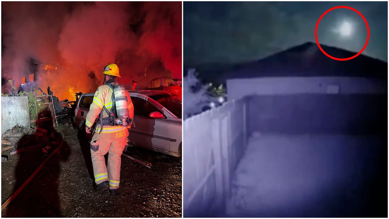 Meteorito habría destruido una casa al norte de California