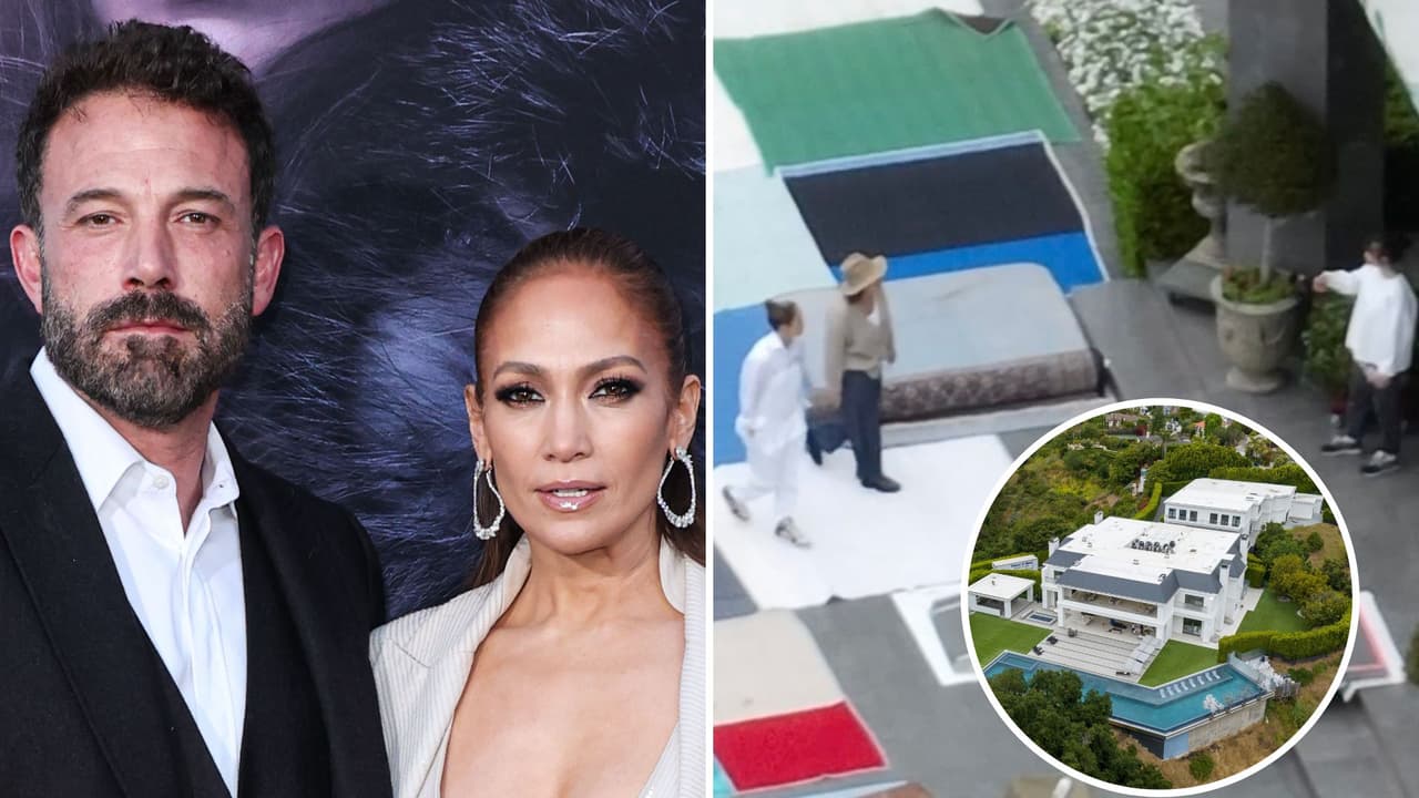 JLo supervisa la mudanza a su nueva mansión de 60 millones de dólares