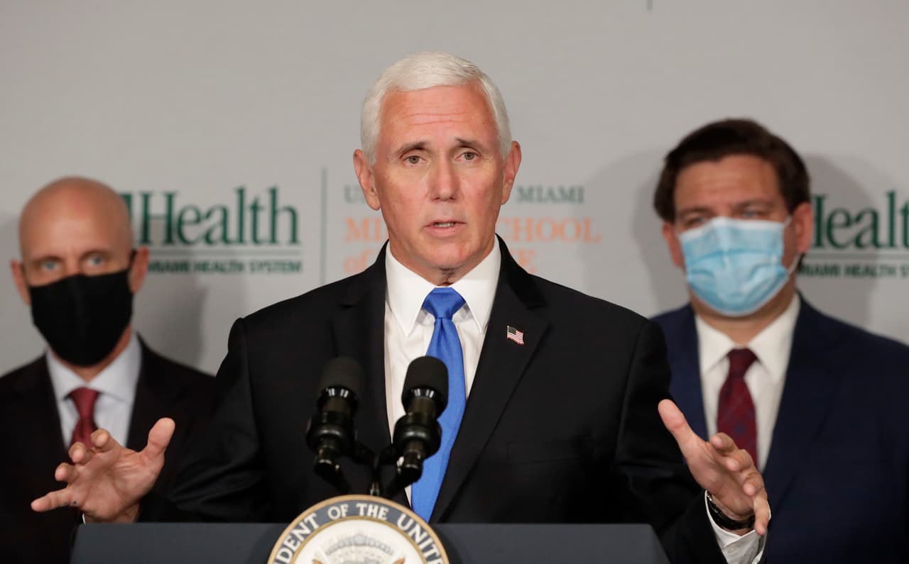 Mike Pence asegura que Estados Unidos está cerca de una vacuna para combatir el coronavirus