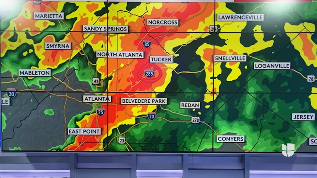 Advertencia de tornado para los condados de Clarke, Jackson, Madison y Oglethorpe