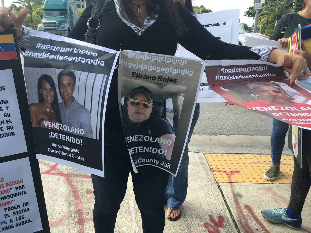 En la protesta dijeron que “ser inmigrante no es un crimen”.