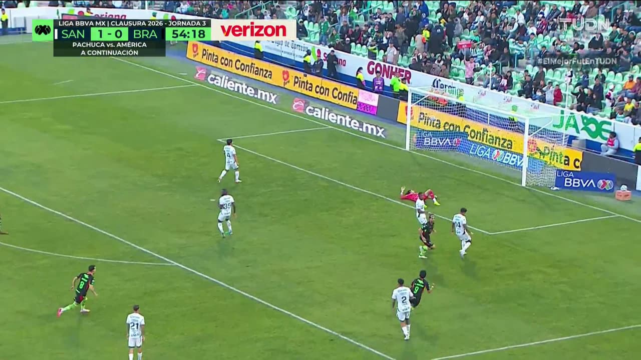 ¡GOL!  anota para FC Juárez. Rodolfo Pizarro