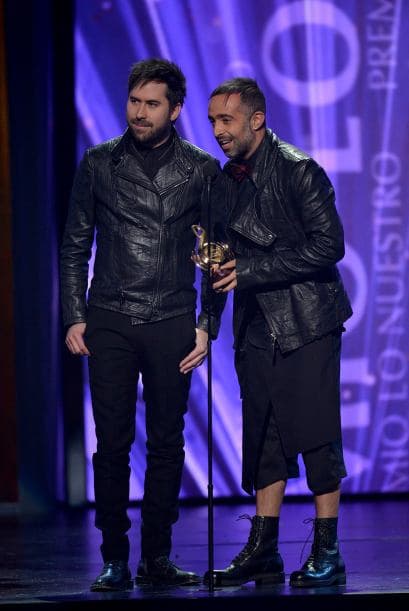 Los ganadores de esta categoría fueron los integrantes del grupo Camila.