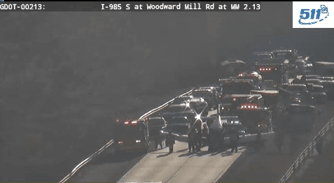 Avioneta cae sobre la I-985 en el condado Gwinnett 
