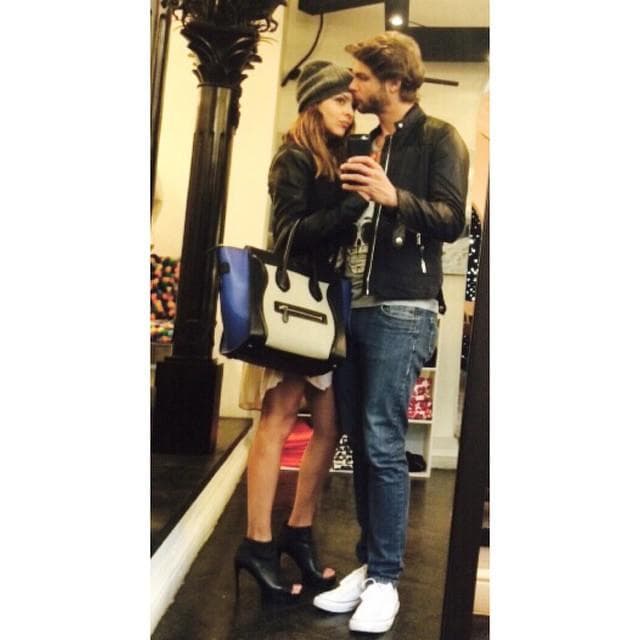 Presumían su gran amor con fotos donde se les veía besándose o muy abrazados.