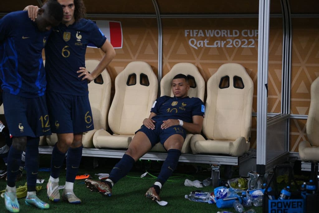 Mbappé demostró su furia y liderazgo en el entretiempo de la Final de Qatar 2022