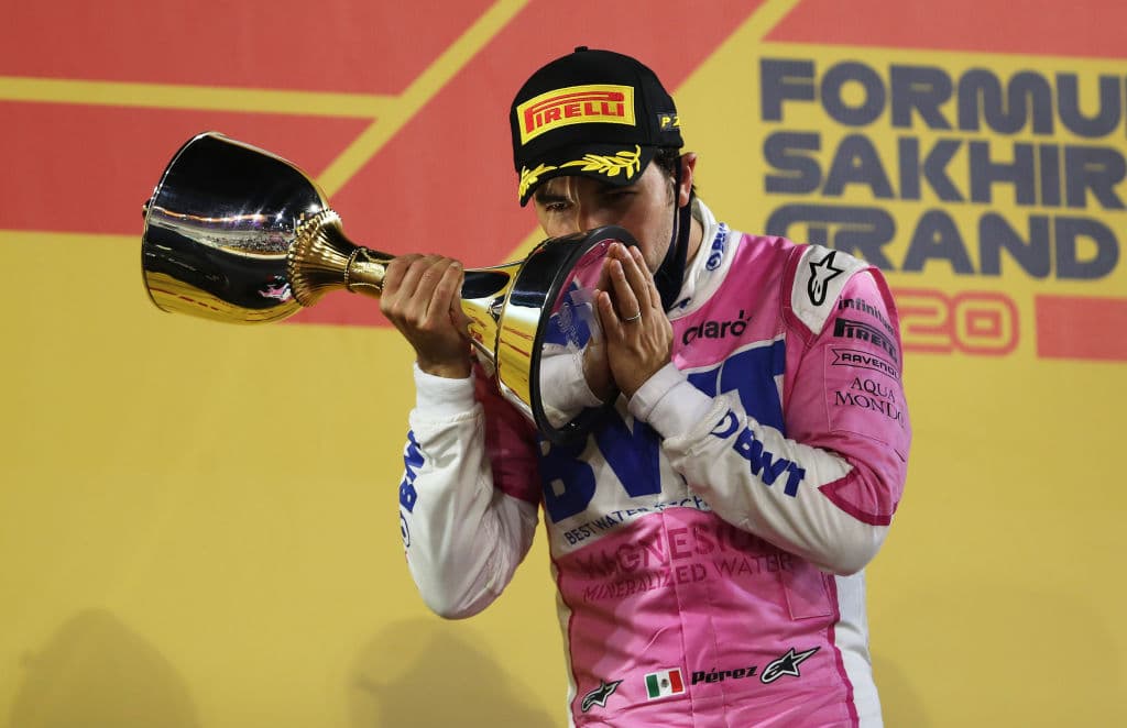 El mejor año para el piloto mexicano Sergio 'Checo' Pérez. Por vez primera subió a un podio en el máximo circuito de Sakhir, en Baréin.