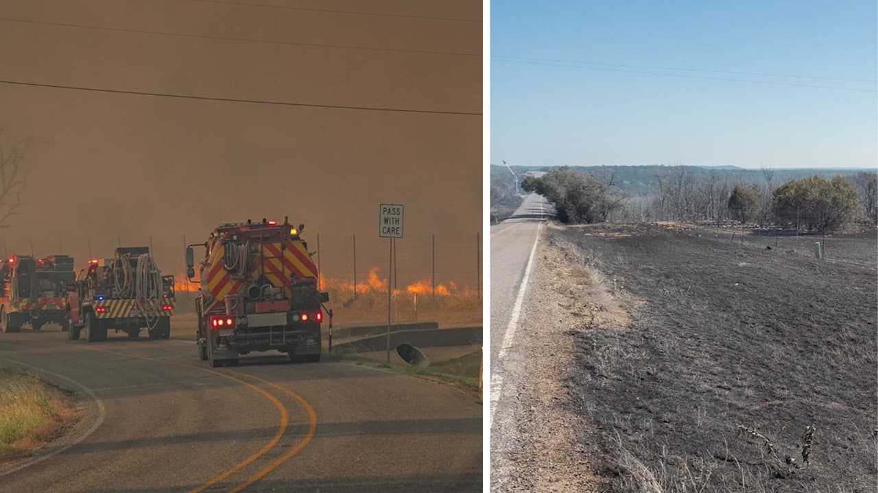 Un incendio en pastizales consume en total más de 11,500 acres en Palo Pinto 