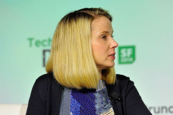 5. MARISSA MAYER. Presidenta ejecutiva de Yahoo! Cuando sus acciones superaron a las de Google, su principal rival. Sin embargo, el medio considera que ella podría no merecer todo el crédito de ello.