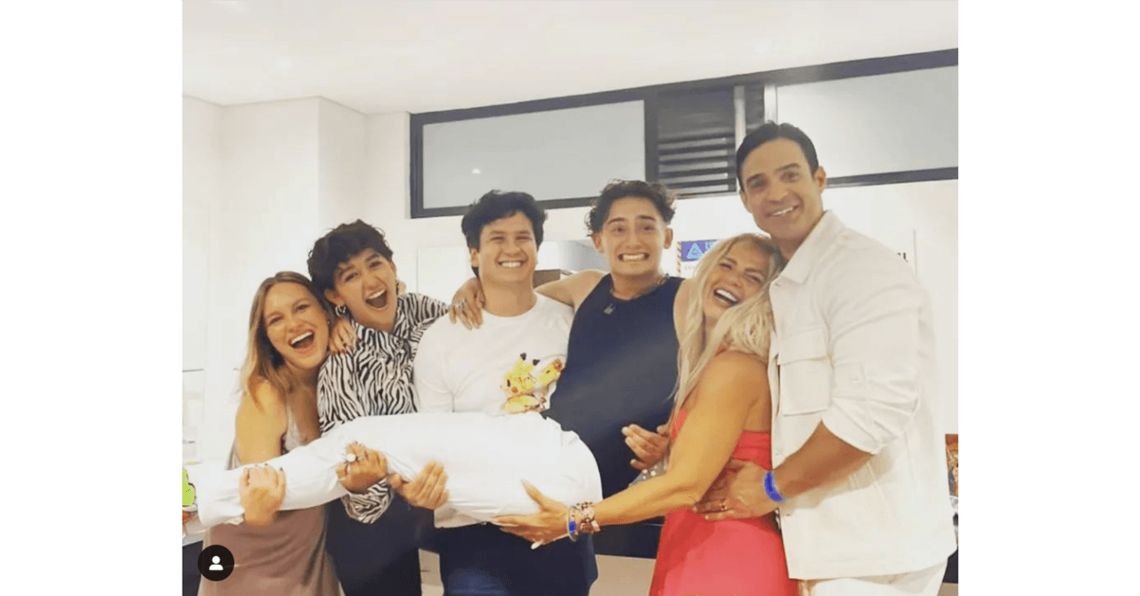 Niurka Marcos y sus hijos