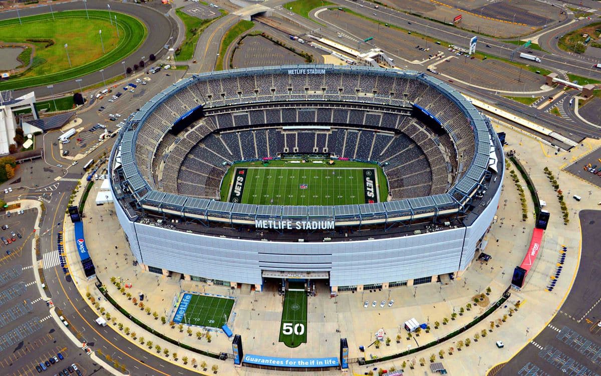 El Superbowl se ha jugado solo una vez en la historia en el MetLife Stadium de Nueva Jersey