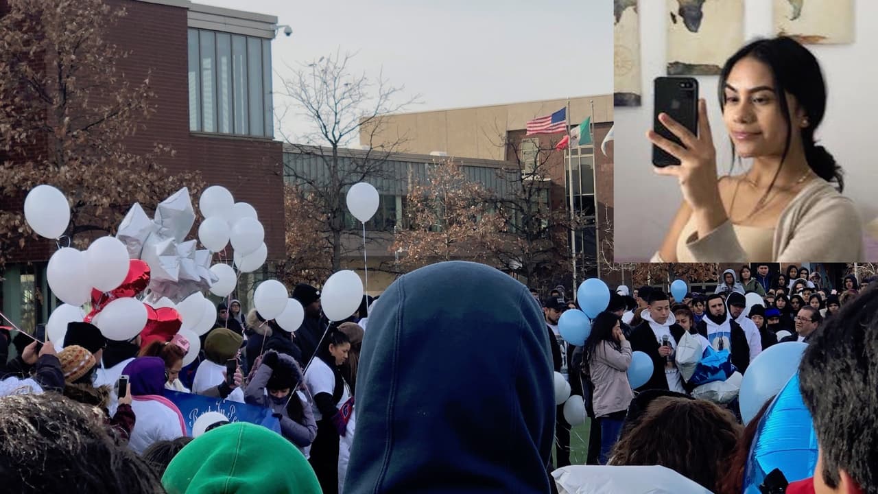 Sueltan globos en memoria de Angie Monroy, la adolescente asesinada en La Villita