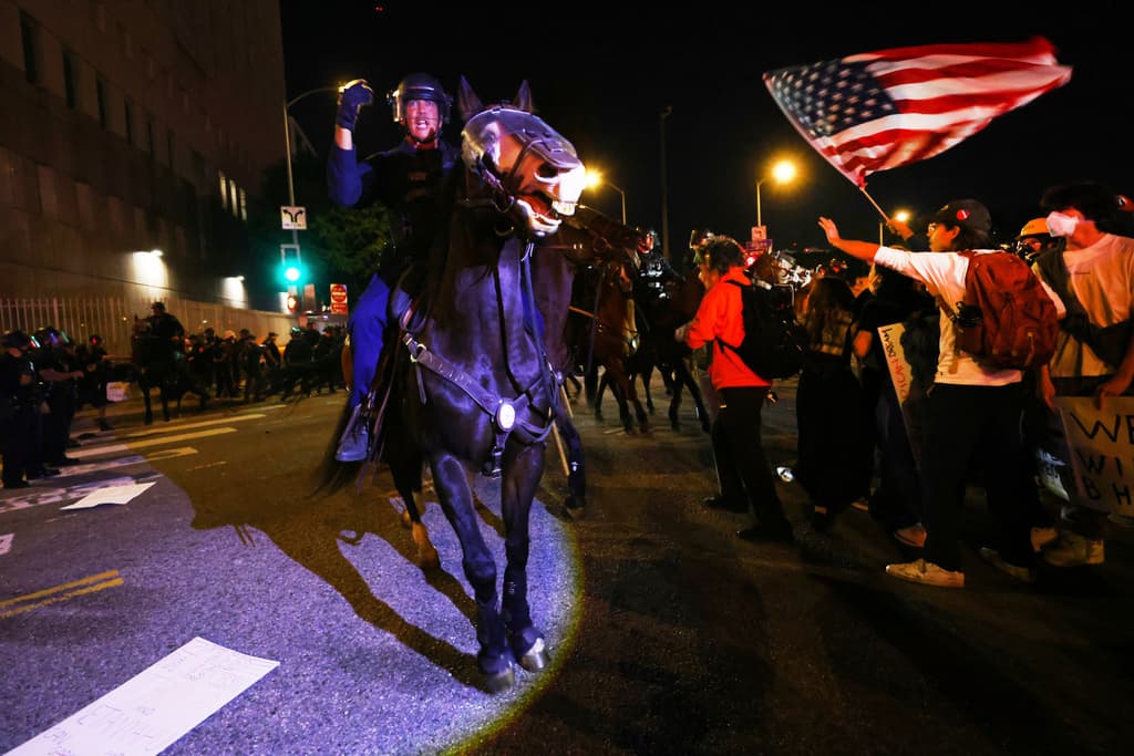 Durante la operación, las autoridades emplearon municiones no letales.
