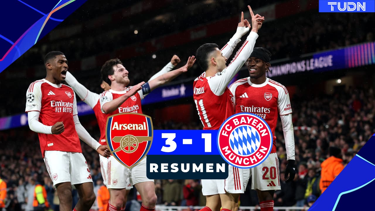 ¡Triunfazo del Arsenal! El único perfecto en la Champions League