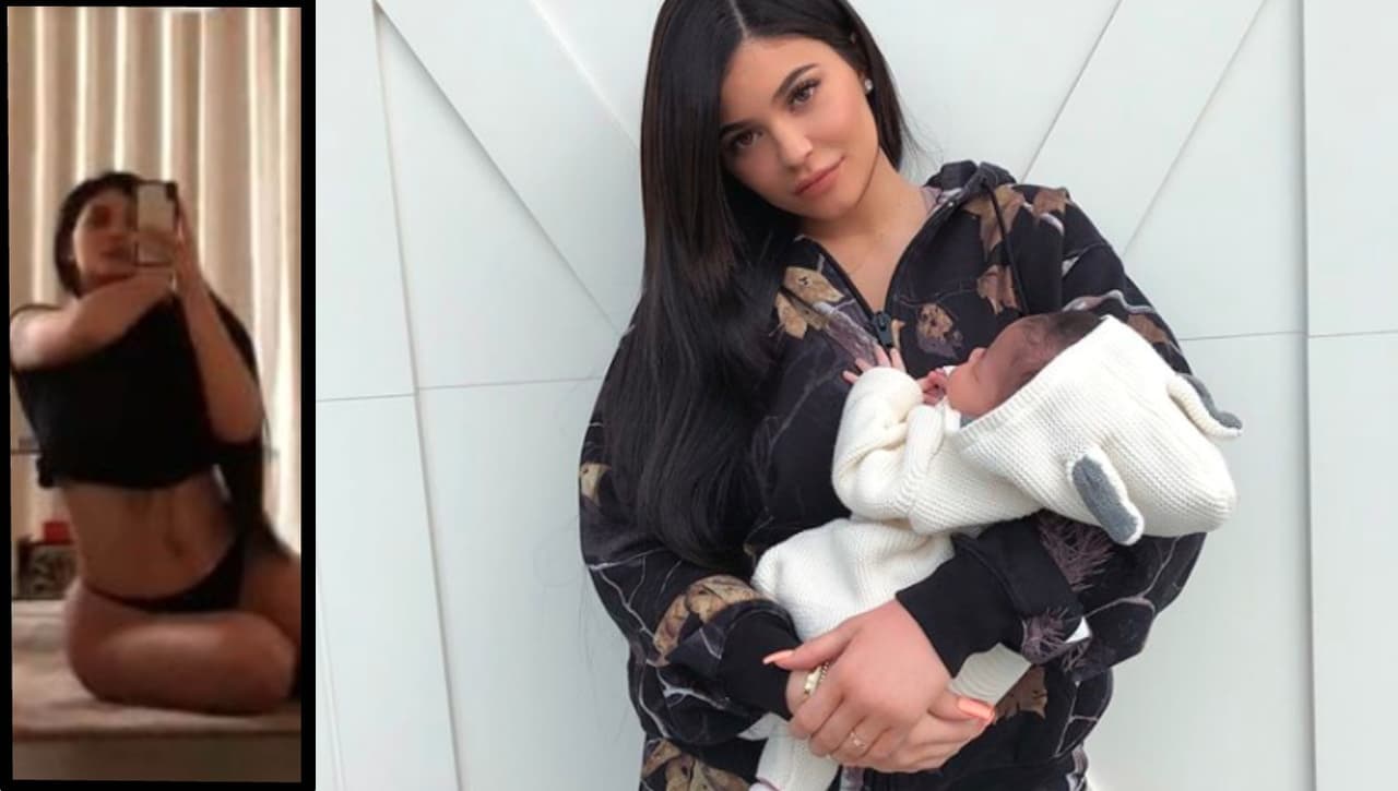 Kylie Jenner celebra que su hija Stormi ya cumplió su primer mes de nacida.