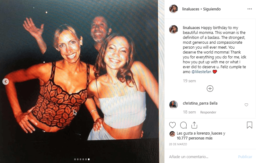 En las imágenes es notable el físico que comparten madre e hija.